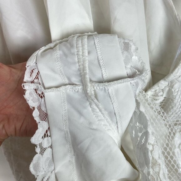 Guess Lexie Romper True White Lace Playsuit Womens Size 0 New With Tags Flaw NWT - Picture 13 of 16